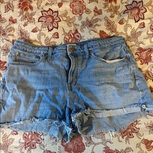 Madewell Light Blue Jean Shorts